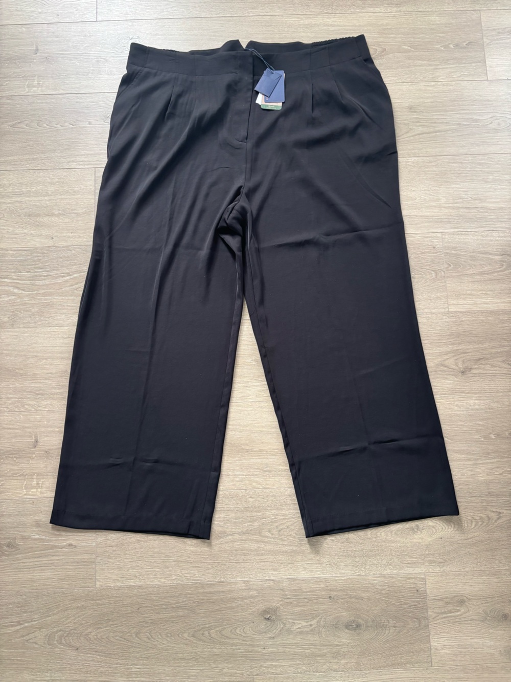 Skies Are Blue Black Trouser Pants